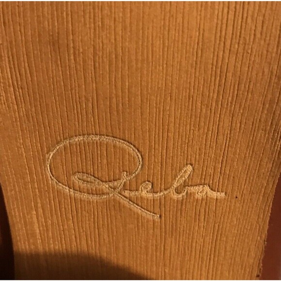 Reba KC Brown Leather Shooties Boots Women's 7.5M Ankle Booties Western Shoes - Picture 12 of 12